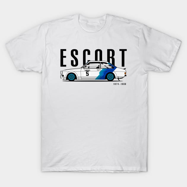 Escot Rally Legend T-Shirt by shketdesign